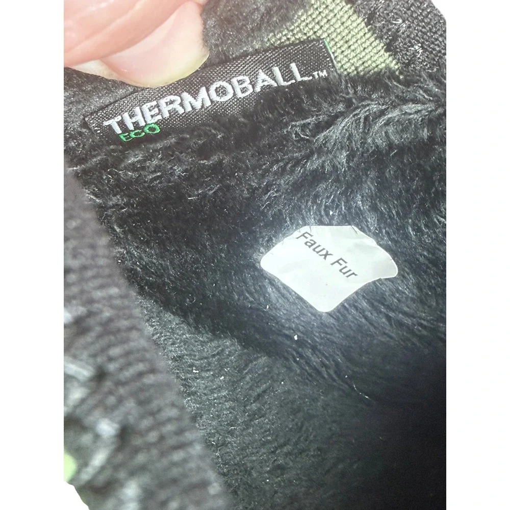 The North Face ThermoBall Traction Mules V Camo Slippers Mens 12 NF0A3UZN Green